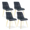 Select Set Mit 4x – Gold/Schwarz